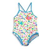 Circo - Infant Girls One Piece Swimsuit, White, Multi