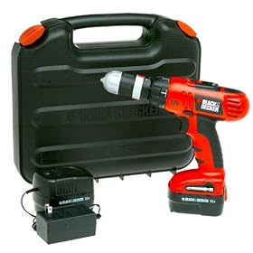 Black & Decker HPD1202KF 12-Volt Ni-Cad 3/8-Inch Cordless Drill/Driver Kit with Flashlight