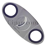 Visol Stainless Steel Double Blade Guillotine Cigar Cutter