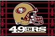 San Francisco 49ers Tufted Floor Rug - NFL Football Fan Shop Sports Team Merchandise