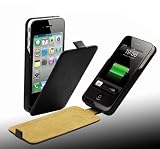 iPhone Batterie Tasche mit integriertem Akku von IFANS – in Schwarz