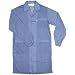 Desco 73606 Polyester Smock Statshield Labcoat with Snaps, 41" Length, 3X-Large, Blue