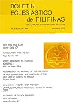 Boletin Eclesiastico De Filipinas