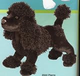 Plush Pierrer Black Poodle 16