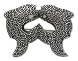 Brooch, 'Fish in Love' 1 W 1 L