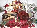 Dangerous Beauty Romantic Gift Basket with Free Personalized Greeting Card