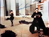 The Matrix Movie Still Photo Autographed By Keanu Reeves & Carrie Anne Moss (Movie Memorabilia)
