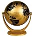 Book Hammond Mini Globe: Swivel & Tilt Metallic Finish, Bronze & Brown