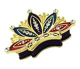 519HY1sQLEL. SL160  Objet DArt Release #425 Mardi Gras New Orleans Icon Handmade Jeweled Enameled Metal Trinket Box