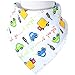 Honeyhome Baby Bandana Drool Bibs for Boys 5- Pack with Snaps -Soft Absorbent Bibs- Cute Burp Cloths Gift for Drooling,Feeding and Teething Baby Boys-Boys Gifts
