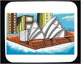Decorated Mouse Pad with Australia, "New South Wales", harbor, theater, capital, "Opera House", building, Sydney