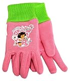 Midwest Glove DE102T Dora The Explorer All Cotton Kids Jersey Glove, Soft Pale Pink