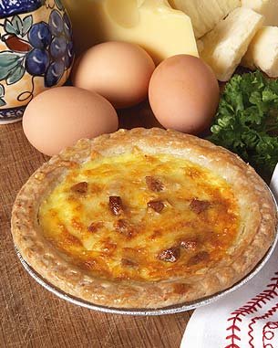 Home Bistro Andouille and Onion Quiche by Andouille