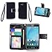 IZENGATE LG Optimus L90 Wallet Case - Executive Premium PU Leather Flip Cover Folio with Stand (Black)