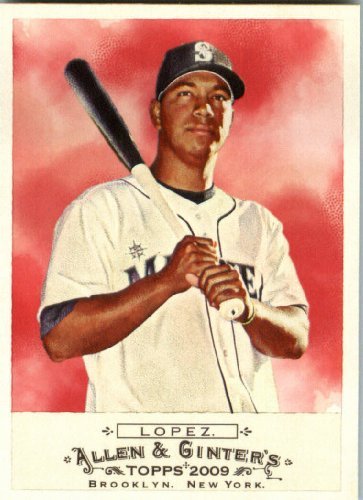 2009 Topps Allen & Ginter Baseball Card #256 Jose Lopez Seattle Mariners - MINT Condition - Shipped In Protective ScrewDown Display Case!