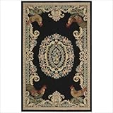 IMAGE OF Nourison Rug 289 Country Heritage Area Rug, Black