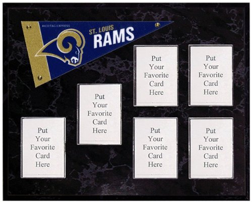 St. Louis Rams Mini Pennant Plaque (No Cards)