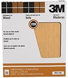 3M Pro-Pak 99411NA  9"by11" Garnet Sand Paper Sheets 220 Grit - 25 Pack