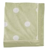 Lambs & Ivy Minky Dot Green Blanket in Star Baby