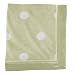 Lambs & Ivy Minky Dot Green Blanket in Star Baby
