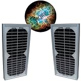 HQRP 10 Watt  Solar Panel 12W Power 12V Monocrystalline 12 Volt PV Module DC Battery Charger RV Marine Yacht Boat plus HQRP Mousepad
