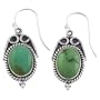 Natural Turquoise 925 Sterling Silver Dangle Earrings