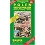 H�fer Stra�enkarten, Polen, West-Ost-Preu�en: Danzig, Elbing, Thorn. Mit integrierter Lupe und separatem Ortsnamenverzeichnis und Innenstadtplan von Elbing. (PL 011)