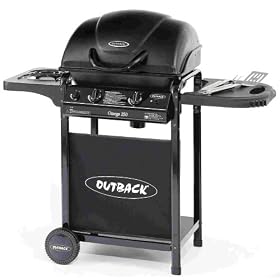 Outback Omega 250 Gas Barbecue including Cover and Propane Regulator