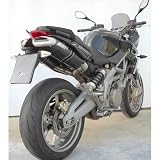 Produkt-Bild: Zard Slip-On 2-2 f&uuml;r Aprillia Shiver mit EG-ABE Edelstahl Alu Black ZA132SSO-AB