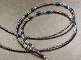 Boojee Beads Orchid Haze Beaded Lanyard Badge Holder