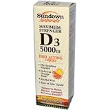 Vitamin D3 Liquid 5000iu Sundown,orange Flavor, Size: 2oz