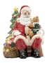 Nikko Ceramics Christmas 3D Santa Cookie Jar 11"H