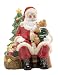 Nikko Ceramics Christmas 3D Santa Cookie Jar 11"H