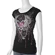 Belle du Jour Heart Print Junior Tee