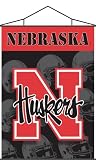 Set of 2 Set of 2 Nebraska Cornhuskers 28X40 Indoor Banner Scroll - NCAA