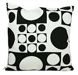 Black/White Contemporary Pillow Sham