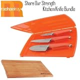 Furi FUR820 Rachael Ray Share Our Strength Gusto-Grip Kitchen Knife Trio Bundle