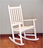 Indoor Furnitures item: Eucalyptus Rocker - White, by Achla Designs