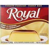 Royal Bilingual Flan with Caramel, Family Size, 5.5-Ounce (Pack of 12)