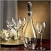 Kitchen & Housewares : NAPA GRAPE WINE SET - NAPA COLLECTION 5 PIECE GRAPE ETCHED WINE SET with DECANTER and WINE GLASSES