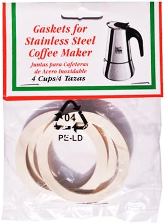 Universal Replacement Gasket for 3, 4 or 6 Cups Stainless Steel Stovetop Espresso Coffee Maker