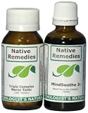Native Remedies Triple Complex Nerve Tonic and MindSoothe Jr. ComboPack for depression, anxiety, phobias and OCD in children