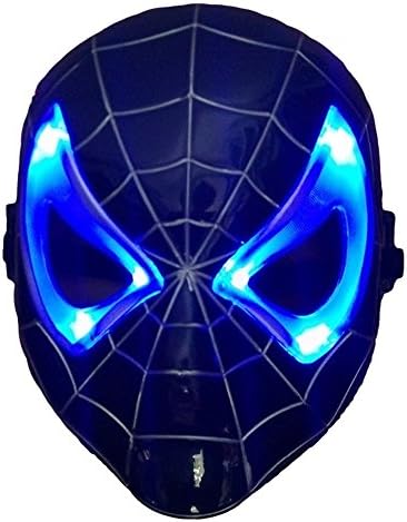 lxbin Cartoon led Light full face Masks Gift for Boys and Girls Red