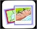 Decorated Mouse Pad with map, erosion, shore