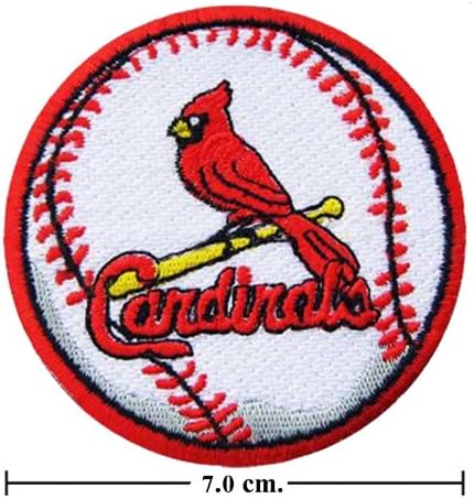 1 X St Louis Cardinals Baseball Logo Ii Embroidered Iron on Patches