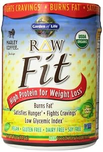 Garden of Life Raw Fit Protein Powder, Marley Coffee, 443 Gram