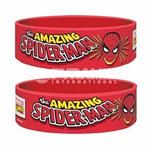 Official Marvel Spider-Man Gummy Wristband - Red