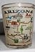 ARIZONA VACATION SPOTS 1 OZ SHOT GLASS