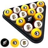 Florida State Seminoles College Logo Pool Balls Set