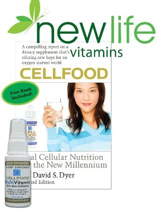 Cellfood Multivitamin with FREE Cellfood Book by Dr. David Dyer - Free Shipping offered by New Life Vitamins, trusted with your nutrition since 1998 - Limit one book per order.